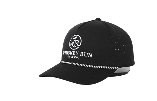 Whiskey Run "Classic" logo w/rope -Black